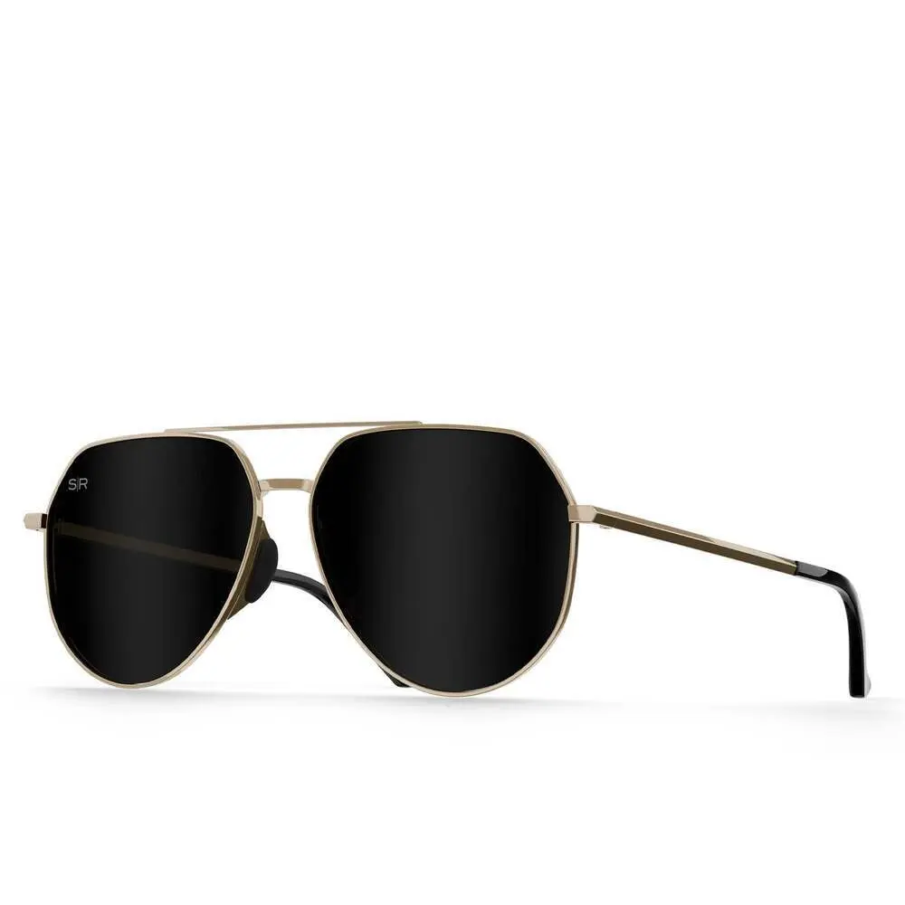 Tangle Free Aviator Hex - Black Gold Polarized - Image 4