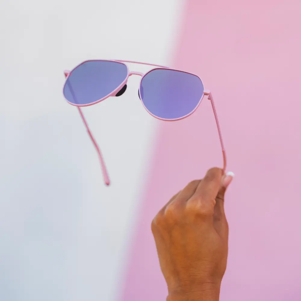Tangle Free Aviator Hex - Rose Polarized - Image 6