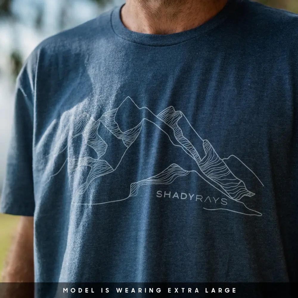 Graphic T-Shirt - Mountainscape Ocean - Image 2